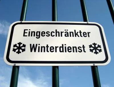 Eingeschränkter Winterdienst – Haftungsausschluss?